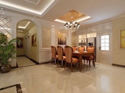 金輝·世界城146㎡四居室 簡(jiǎn)歐風(fēng)格的優(yōu)雅詮釋